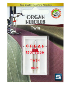 Δύδιμη βελόνα ραπτομηχανής ORGAN NEEDLES TWIN 130/705H 4.0MM 90/14