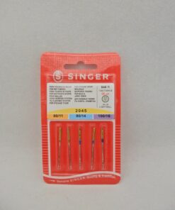 Βελόνες μηχανής SINGER 2045 848 No 80/11 90/14 100/16 ΕΛΑΣΤΙΚΑ