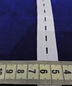 Λάστιχο πλακέ με κουμπότρυπα 2cm