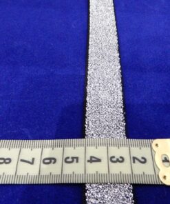 Λάστιχο πλακέ ασημί