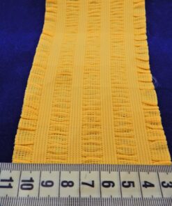 Λάστιχο διακοσμητικό κίτρινο 8,5cm