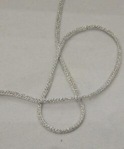 Κορδόνι ασημί μαλακό