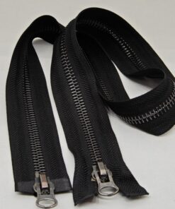 Φερμουάρ μεταλλικό black nickel 2way Νο 8