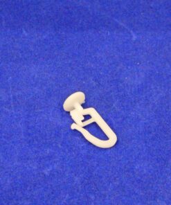 Πλαστικά γαντζάκια κουρτίνας με μεγάλο δισκάκι