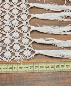 Alternative view of Κρόσσι βαμβακερό με δαντέλα 20cm