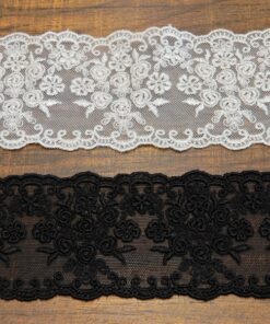 Δαντέλα βαμβακερή για ρούχα ατραντέ 6cm κωδ.2