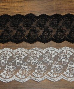 Δαντέλα βαμβακερή ατραντέ για ρούχα 6cm κωδ.3