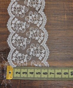 Alternative view of Δαντέλα βαμβακερή ατραντέ για ρούχα 6cm κωδ.3