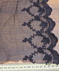 Alternative view of Δαντέλα βαμβακερή με τούλι για ρούχα 18cm κωδ.4