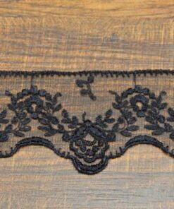 Δαντέλα βαμβακερή με τούλι για ρούχα 6cm κωδ.10