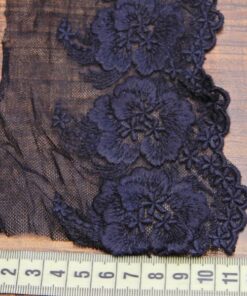 Alternative view of Δαντέλα βαμβακερή με τούλι για ρούχα 11cm κωδ.12