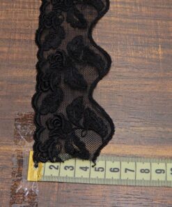 Alternative view of Δαντέλα βαμβακερή με τούλι για ρούχα 5,5cm κωδ.16