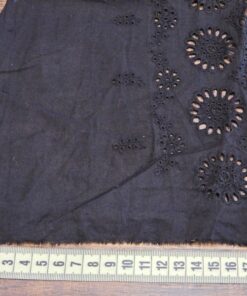 Alternative view of Δαντέλα βαμβακερή ασπροκέντημα 18cm κωδ.17