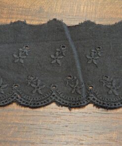 Δαντέλα βαμβακερή ασπροκέντημα 6cm κωδ.18