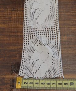 Alternative view of Δαντέλα βαμβακερή ατραντέ 8cm κωδ.21