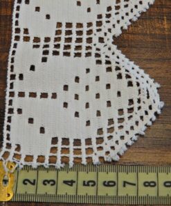 Alternative view of Δαντέλα βαμβακερή 8cm κωδ.22