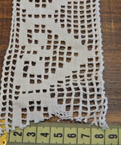 Alternative view of Δαντέλα βαμβακερή 8cm κωδ.23