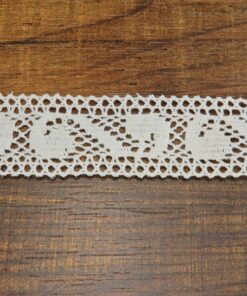 Δαντέλα βαμβακερή ατραντέ 3cm κωδ.27