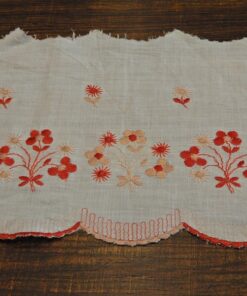 Δαντέλα βαμβακερή ασπροκέντημα 14cm κωδ.32