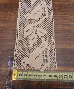 Alternative view of Δαντέλα βαμβακερή 9cm κωδ.34