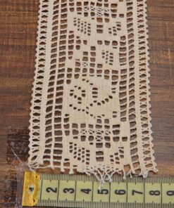 Alternative view of Δαντέλα βαμβακερή 8cm κωδ.35