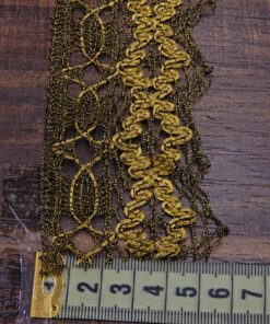 Alternative view of Δαντέλα χρυσοκλωστή 6cm κωδ.57