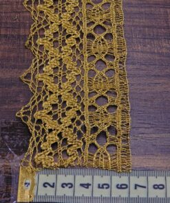Alternative view of Δαντέλα χρυσοκλωστή 6cm κωδ.58