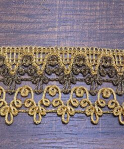 Χρυσή-Ασημί Δαντέλα