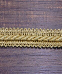 Τρέσα χρυσοκλωστή 2cm κωδ.65