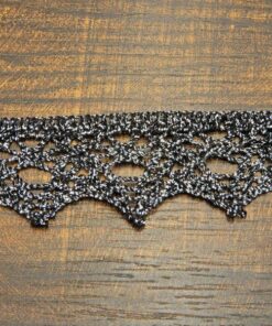 Δαντέλα ασημοκλωστή 2,5cm κωδ.67