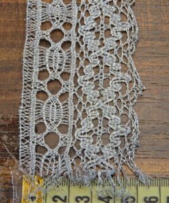 Alternative view of Δαντέλα ασημοκλωστή 5cm κωδ.68