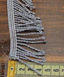 Alternative view of Κρόσσι από ασημοκλωστή 4cm κωδ. 70