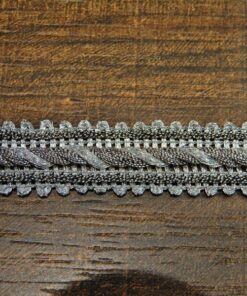 Τρέσα ασημοκλωστή 1.5cm κωδ.73