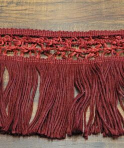 Κρόσσι μάλλινο μπορντώ 15cm κωδ.76