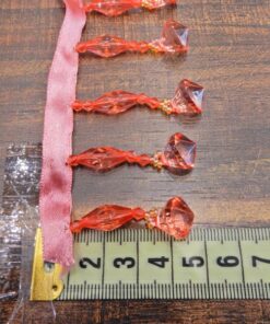 Alternative view of Κρόσσι με χάντρα κοραλί 4,5cm κωδ.85