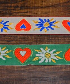 Τρέσα φλοράλ 3,5cm κωδ.118