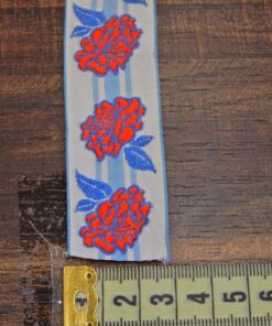 Alternative view of Τρέσα φλοράλ 3cm κωδ.125