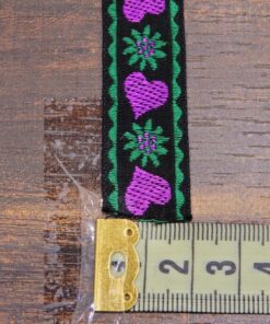 Alternative view of Τρέσα φλοράλ 2cm κωδ.127