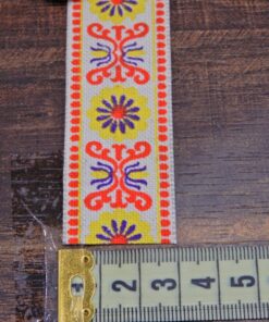 Alternative view of Τρέσα φλοράλ 3cm κωδ.133