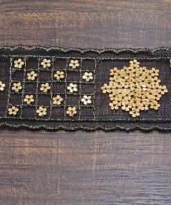 Τρέσα με παγιέτες 4,5cm κωδ.146