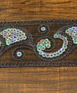 Τρέσα με παγιέτα 5,5cm κωδ.153