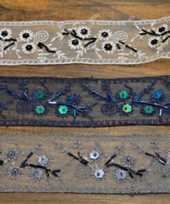 Τρέσα με χάντρα 5,5cm κωδ.156