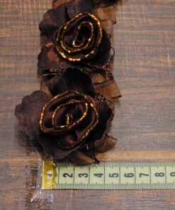 Alternative view of Τρέσα λουλούδι με χάντρα ελαστική