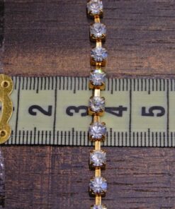 Alternative view of Τρέσα με στράς 4mm κωδ.163