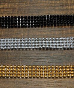 Τρέσα μεταλλική θερμοκολλητική 1cm κωδ.164