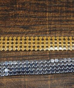 Alternative view of Τρέσα μεταλλική θερμοκολλητική 1cm κωδ.165