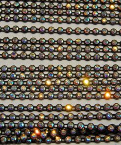 Τρέσα με ιριδίζον στράς 2mm κωδ.168