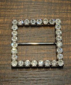 Τόκα μεταλλική με στράς 3,5cm κωδ.181