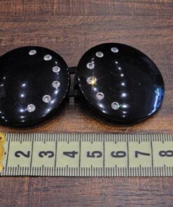 Alternative view of Τόκα πλαστική με στράς 3cm κωδ.188