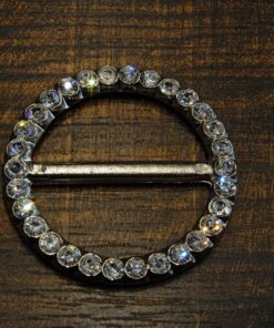 Τόκα μεταλλική με στράς 3,5cm κωδ.191